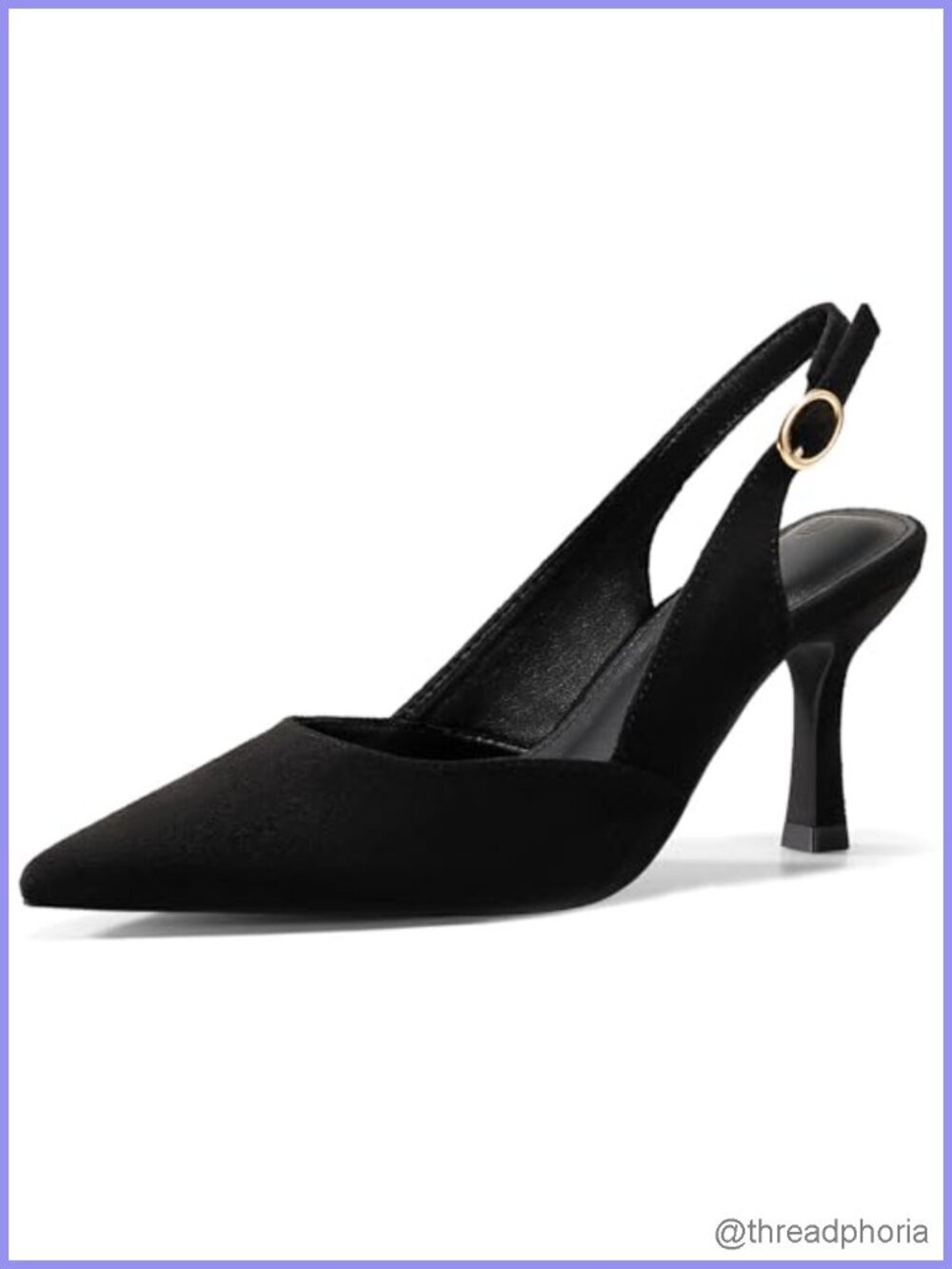 Slingback Kitten Heels Closed Pointed Toe Backless Wedding Party Dress Pumps